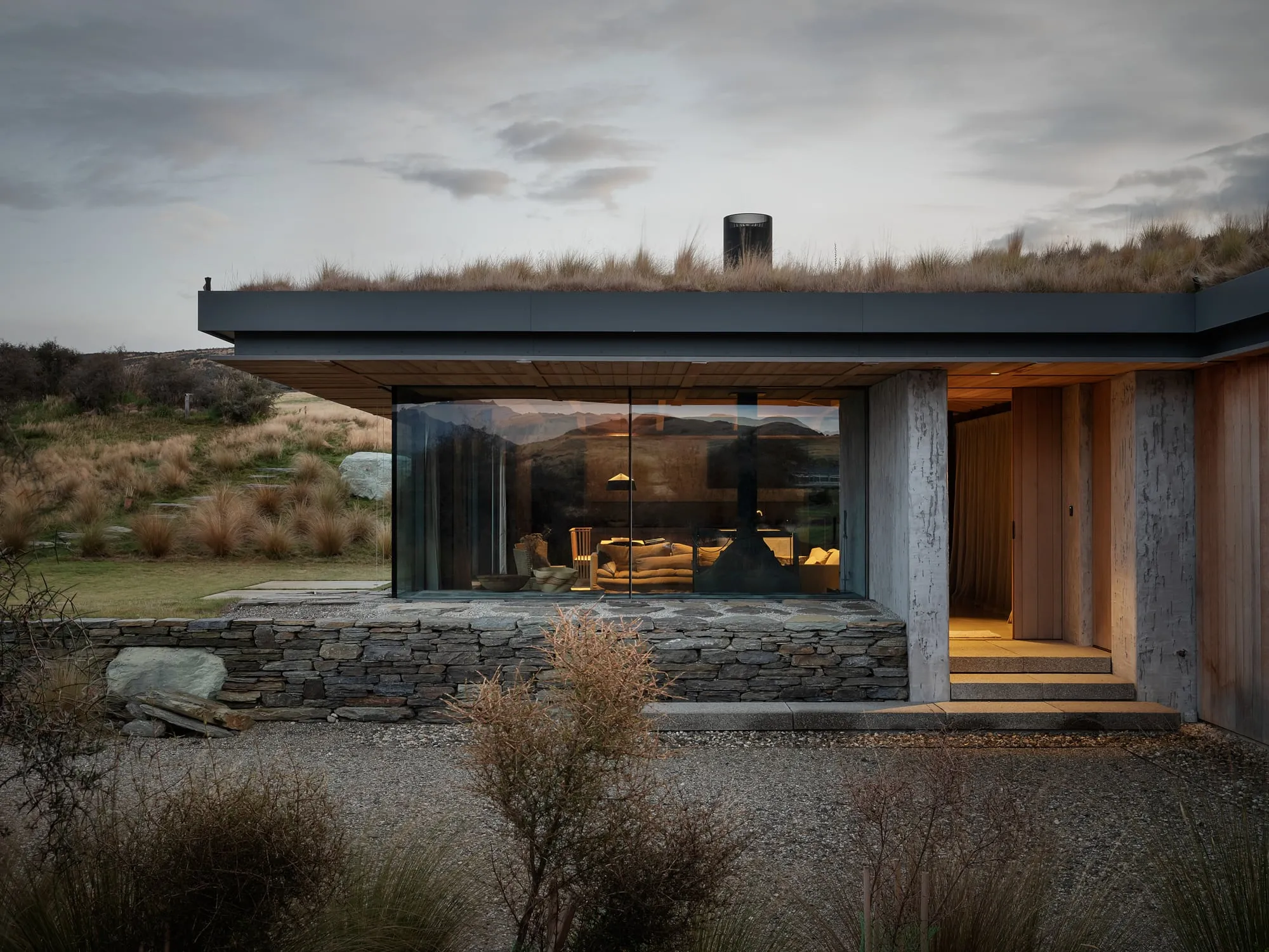 Material — Stone Pavilion